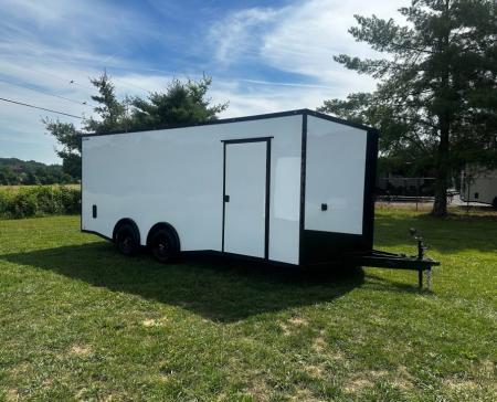 New 2026 LUXE 8.5X20 Race Trailer- Finished Interior-5200LB Torsion Axles-Blackout