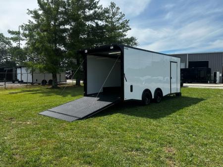 New 2026 LUXE 8.5X20 Race Trailer- Finished Interior-5200LB Torsion Axles-Blackout