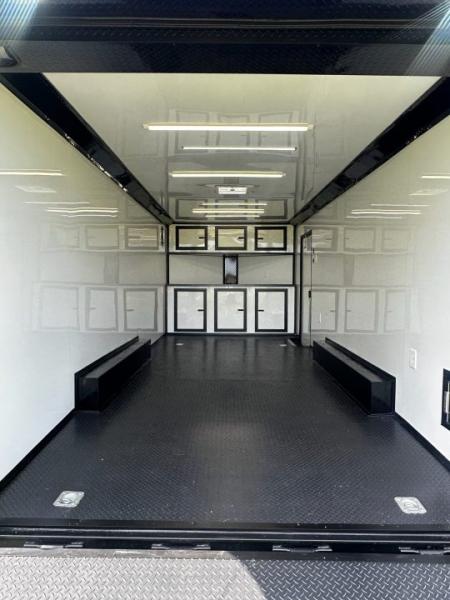 New 2026 LUXE 8.5X20 Race Trailer- Finished Interior-5200LB Torsion Axles-Blackout