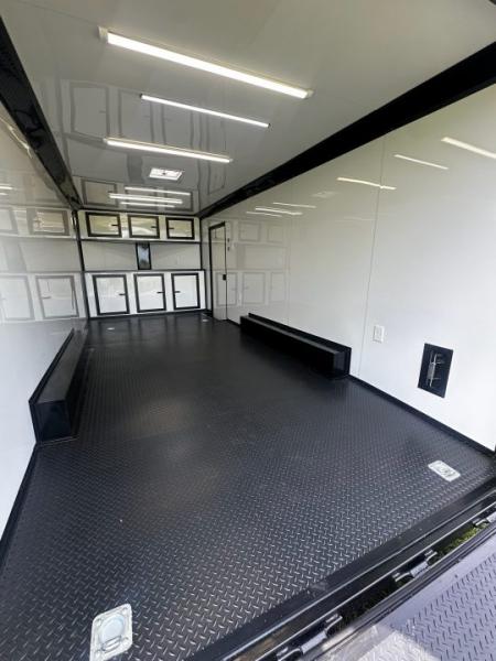 New 2026 LUXE 8.5X20 Race Trailer- Finished Interior-5200LB Torsion Axles-Blackout