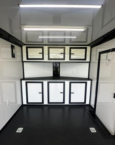 New 2026 LUXE 8.5X20 Race Trailer- Finished Interior-5200LB Torsion Axles-Blackout