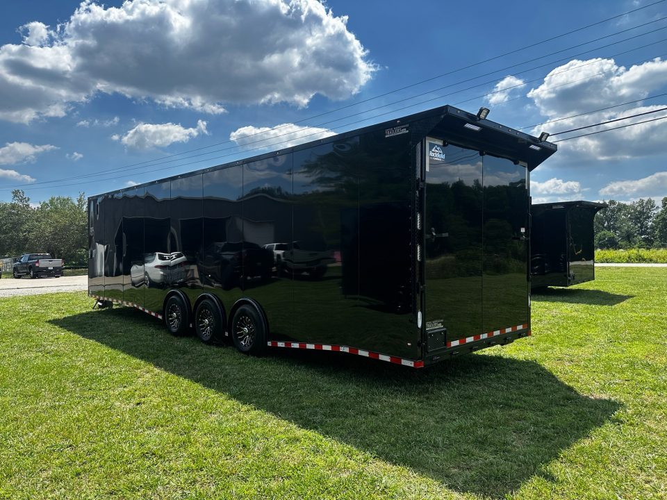 New 2026 Rock Solid Cargo 8.5x34 Race Trailer-Finished Interior-Triple 7000 TORSIONS -7'6"INTERIOR - HD RAMP-10" BOGEY WHEELS