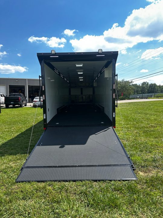 New 2026 Rock Solid Cargo 8.5x34 Race Trailer-Finished Interior-Triple 7000 TORSIONS -7'6"INTERIOR - HD RAMP-10" BOGEY WHEELS
