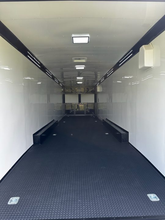 New 2026 Rock Solid Cargo 8.5x34 Race Trailer-Finished Interior-Triple 7000 TORSIONS -7'6"INTERIOR - HD RAMP-10" BOGEY WHEELS