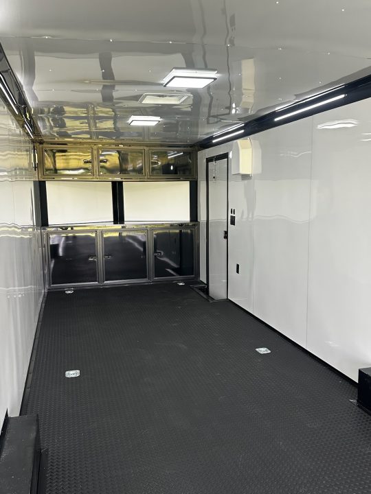 New 2026 Rock Solid Cargo 8.5x34 Race Trailer-Finished Interior-Triple 7000 TORSIONS -7'6"INTERIOR - HD RAMP-10" BOGEY WHEELS