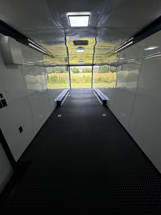 New 2026 Rock Solid Cargo 8.5x34 Race Trailer-Finished Interior-Triple 7000 TORSIONS -7'6"INTERIOR - HD RAMP-10" BOGEY WHEELS