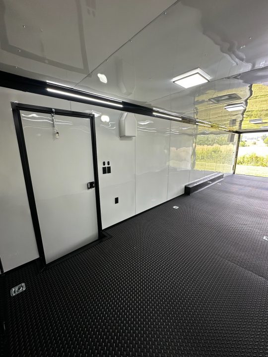 New 2026 Rock Solid Cargo 8.5x34 Race Trailer-Finished Interior-Triple 7000 TORSIONS -7'6"INTERIOR - HD RAMP-10" BOGEY WHEELS