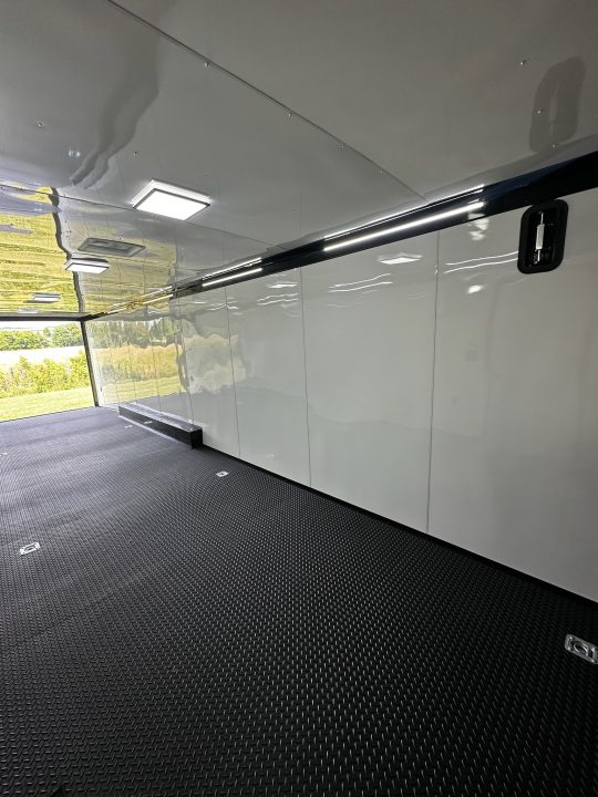 New 2026 Rock Solid Cargo 8.5x34 Race Trailer-Finished Interior-Triple 7000 TORSIONS -7'6"INTERIOR - HD RAMP-10" BOGEY WHEELS