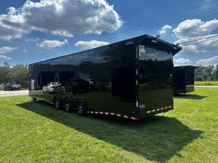 New 2026 Rock Solid Cargo 8.5x34 Race Trailer-Finished Interior-Triple 7000 TORSIONS -7'6"INTERIOR - HD RAMP-10" BOGEY WHEELS