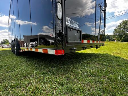 New 2026 Rock Solid Cargo 8.5x34 Race Trailer-Finished Interior-Triple 7000 TORSIONS -7'6"INTERIOR - HD RAMP-10" BOGEY WHEELS