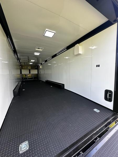 New 2026 Rock Solid Cargo 8.5x34 Race Trailer-Finished Interior-Triple 7000 TORSIONS -7'6"INTERIOR - HD RAMP-10" BOGEY WHEELS