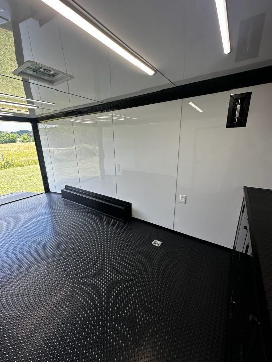 New 2026 Luxe 8.5X18 Race Trailer-Finished Interior-5200LB Torsion Axle - Dovetail- Blackout
