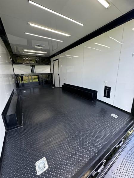New 2026 Luxe 8.5X18 Race Trailer-Finished Interior-5200LB Torsion Axle - Dovetail- Blackout