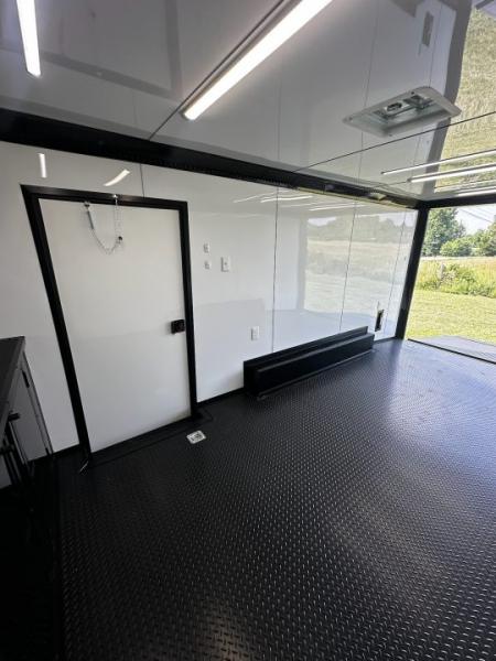 New 2026 Luxe 8.5X18 Race Trailer-Finished Interior-5200LB Torsion Axle - Dovetail- Blackout