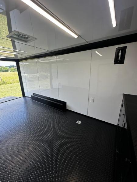New 2026 Luxe 8.5X18 Race Trailer-Finished Interior-5200LB Torsion Axle - Dovetail- Blackout