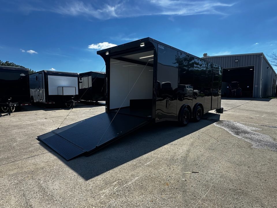 New 2026 LUXE 8.5X20 Race Trailer- Finished Interior-5200LB Torsion Axles-Blackout