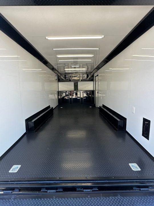 New 2026 LUXE 8.5X20 Race Trailer- Finished Interior-5200LB Torsion Axles-Blackout