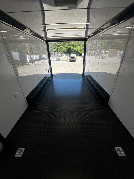 New 2026 LUXE 8.5X20 Race Trailer- Finished Interior-5200LB Torsion Axles-Blackout