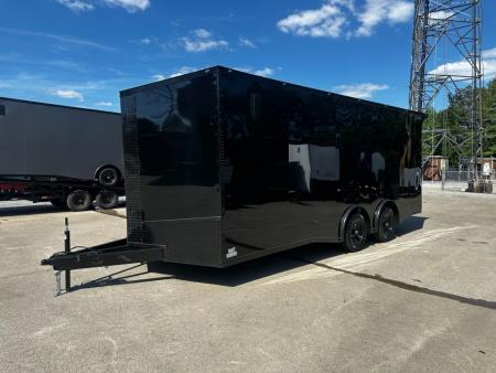 New 2026 LUXE 8.5X20 Race Trailer- Finished Interior-5200LB Torsion Axles-Blackout