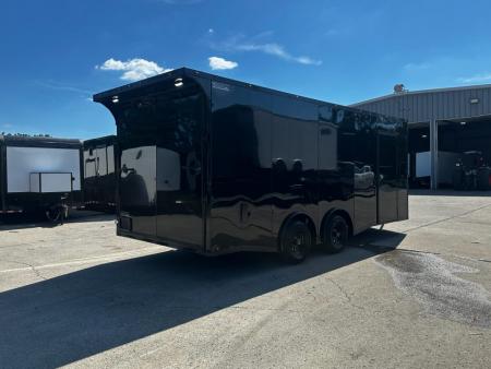 New 2026 LUXE 8.5X20 Race Trailer- Finished Interior-5200LB Torsion Axles-Blackout