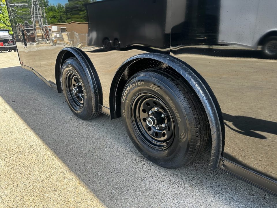 New 2026 Luxe 8.5x24 Car Hauler-5200LB Torsion Axle--Blackout-Enclosed Car Hauler