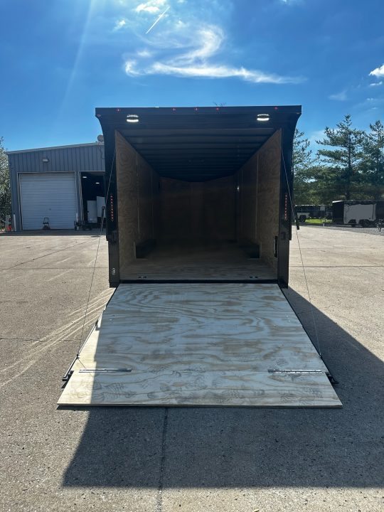 New 2026 Luxe 8.5x24 Car Hauler-5200LB Torsion Axle--Blackout-Enclosed Car Hauler