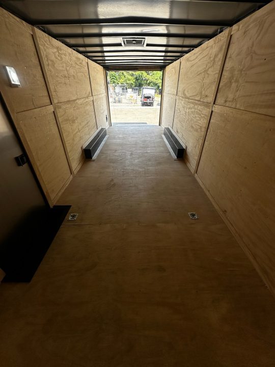 New 2026 Luxe 8.5x24 Car Hauler-5200LB Torsion Axle--Blackout-Enclosed Car Hauler