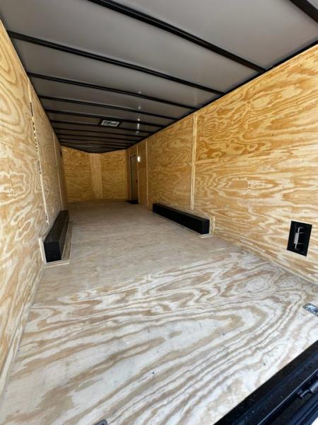 New 2026 Luxe 8.5x24 Car Hauler-5200LB Torsion Axle--Blackout-Enclosed Car Hauler