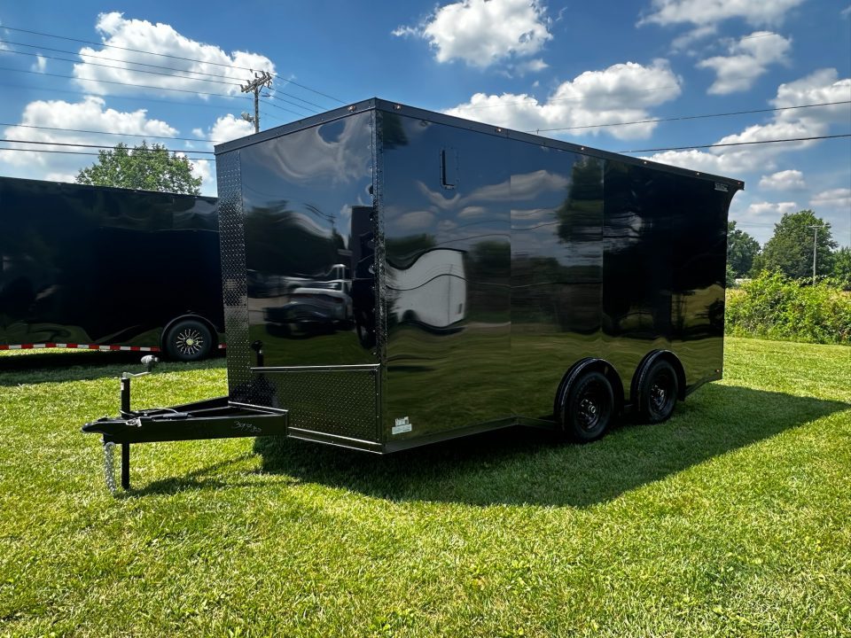New 2026 Luxe 8.5x16 Car Hauler-5200LB Torsion Axle-Blackout