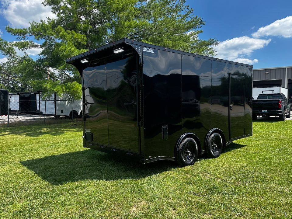 New 2026 Luxe 8.5x16 Car Hauler-5200LB Torsion Axle-Blackout