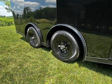 New 2026 Luxe 8.5x16 Car Hauler-5200LB Torsion Axle-Blackout