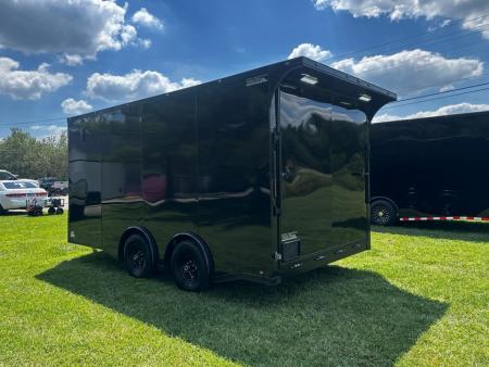 New 2026 Luxe 8.5x16 Car Hauler-5200LB Torsion Axle-Blackout