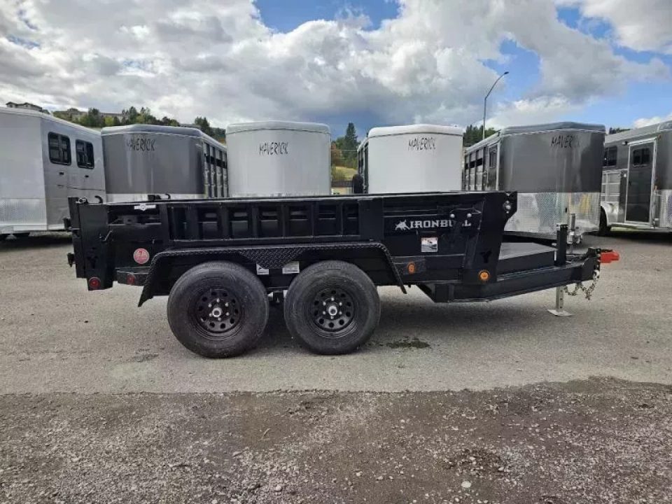 New 2027 Iron Bull 5x10 10k Mini Dump Trailer