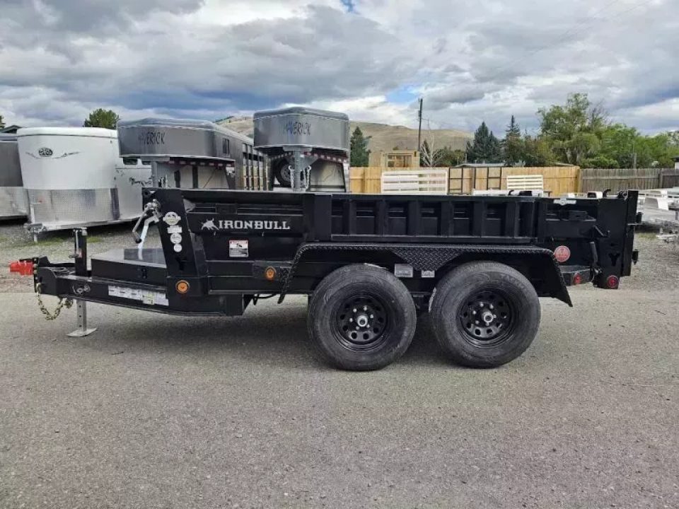 New 2027 Iron Bull 5x10 10k Mini Dump Trailer