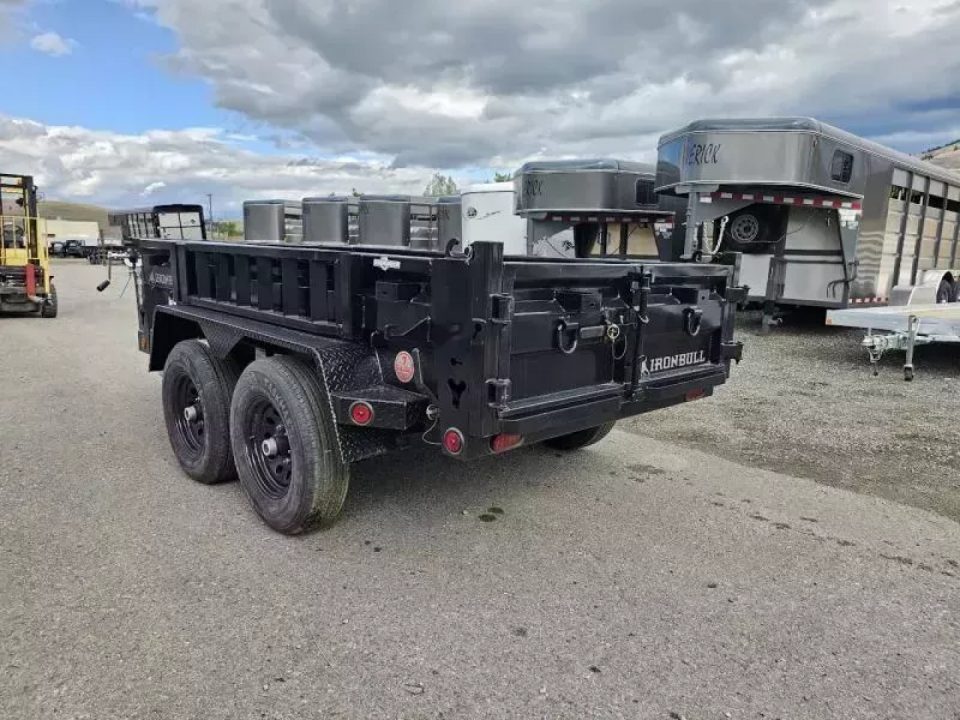 New 2027 Iron Bull 5x10 10k Mini Dump Trailer