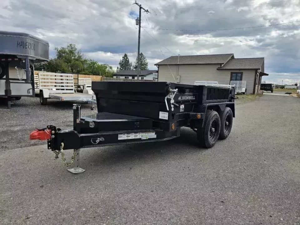 New 2027 Iron Bull 5x10 10k Mini Dump Trailer
