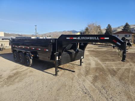 New 2027 Iron Bull 83 x16' 21k Gooseneck Dump Trailer w/36  Sides