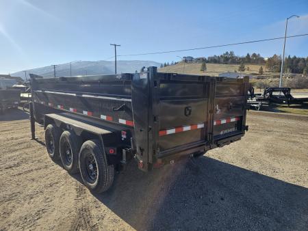 New 2027 Iron Bull 83"x16' 21k Gooseneck Dump Trailer w/36" Sides
