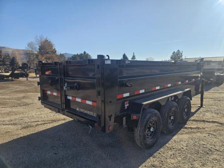New 2027 Iron Bull 83"x16' 21k Gooseneck Dump Trailer w/36" Sides
