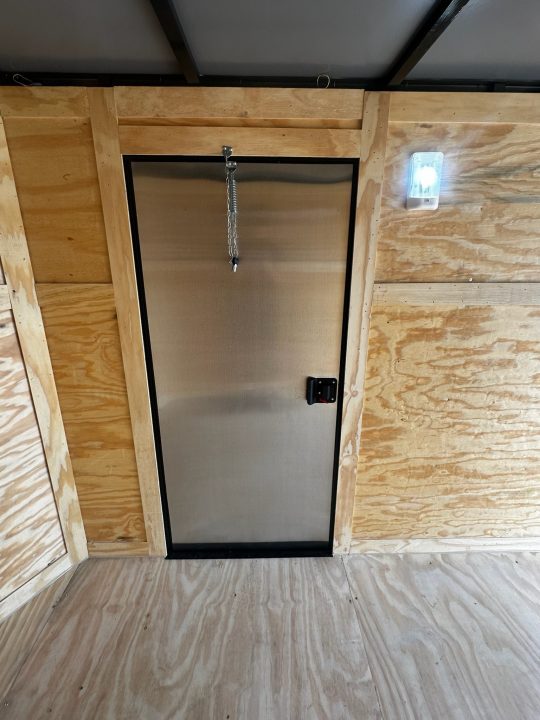 New 2026 Luxe 6X12 - Enclosed Trailer- 3500LB Tandem Axle - White Poly - Blackout
