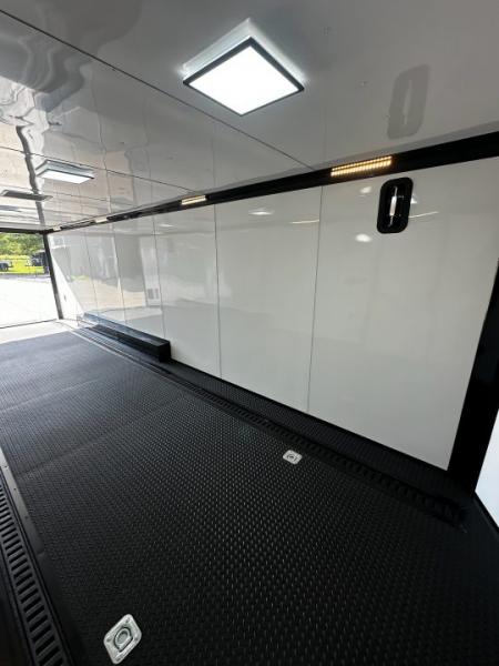New 2026 Rock Solid Cargo 8.5x28 Race Trailer-Finished Interior- Interior-Triple 7000 TORSIONS -HD RAMP-AWNING -E-TRACK-BOGEY WHEELS