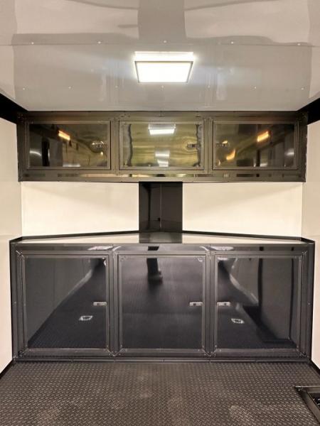 New 2026 Rock Solid Cargo 8.5x28 Race Trailer-Finished Interior-Interior-Triple 7000 TORSIONS -HD RAMP-10" BOGEY WHEELS