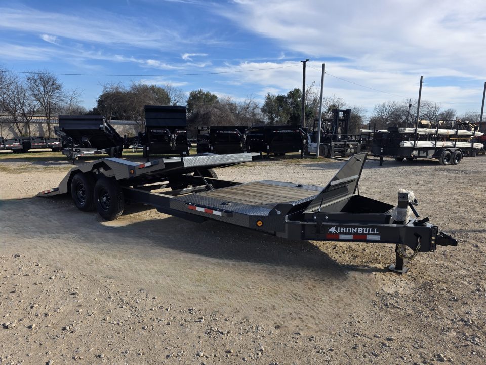New 2026-Norstar-102-X-6+16-Iron-Bull-TWB-–-HD-8″-I-Beam-Bumper-Pull-Tilt-Trailer,-Drive-Over-Fenders,-Gravity-up/down-Tilt-Trailer,-17.5-16ply,-16k-base-111464