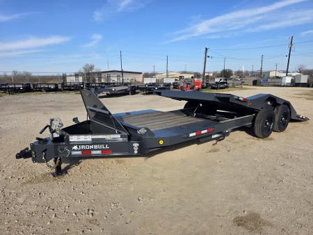 New 2026-Norstar-102-X-6+16-Iron-Bull-TWB-–-HD-8″-I-Beam-Bumper-Pull-Tilt-Trailer,-Drive-Over-Fenders,-Gravity-up/down-Tilt-Trailer,-17.5-16ply,-16k-base-111464