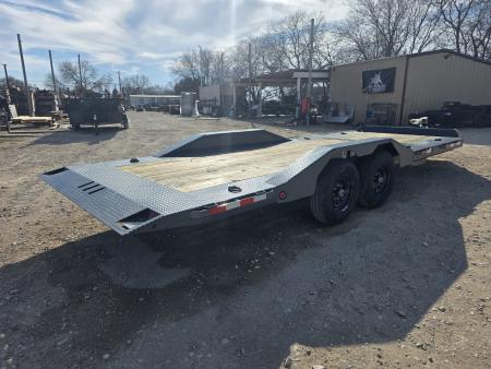 New 2026-Norstar-102-X-6+16-Iron-Bull-TWB-–-HD-8″-I-Beam-Bumper-Pull-Tilt-Trailer,-Drive-Over-Fenders,-Gravity-up/down-Tilt-Trailer,-17.5-16ply,-16k-base-111464