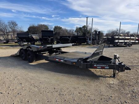 New 2026-Norstar-102-X-6+16-Iron-Bull-TWB-–-HD-8″-I-Beam-Bumper-Pull-Tilt-Trailer,-Drive-Over-Fenders,-Gravity-up/down-Tilt-Trailer,-17.5-16ply,-16k-base-111464