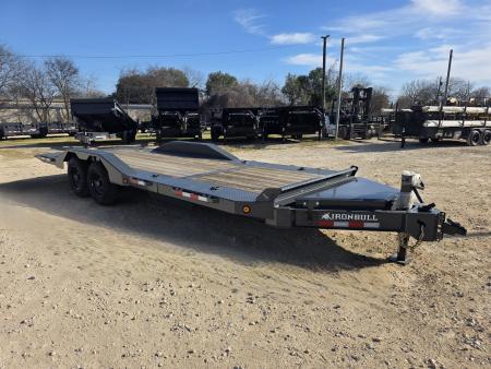 New 2026-Norstar-102-X-6+16-Iron-Bull-TWB-–-HD-8″-I-Beam-Bumper-Pull-Tilt-Trailer,-Drive-Over-Fenders,-Gravity-up/down-Tilt-Trailer,-17.5-16ply,-16k-base-111464
