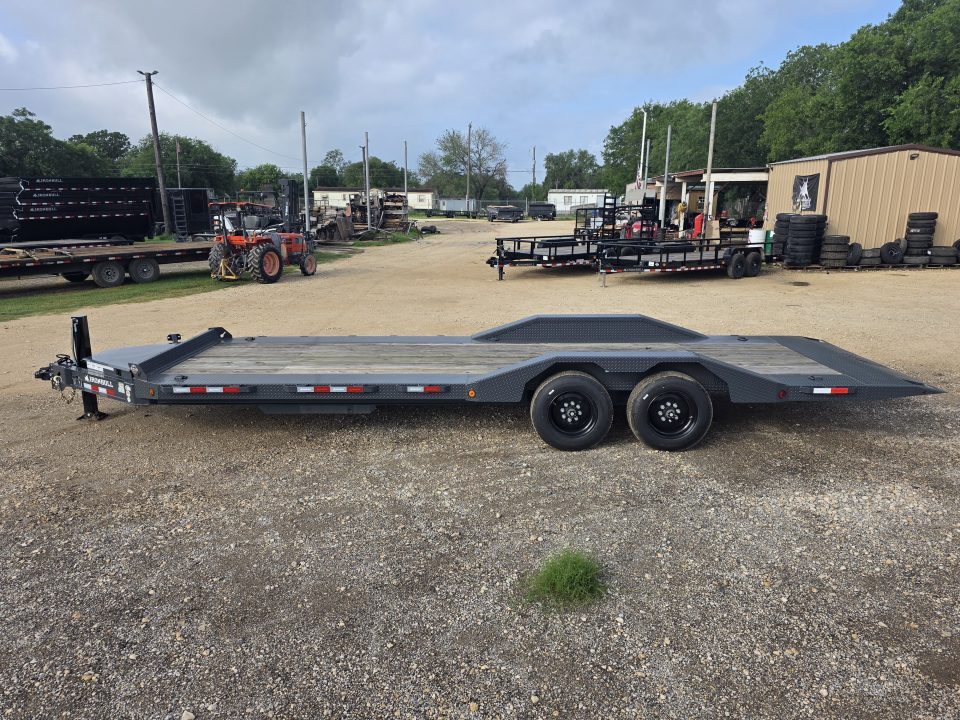 New 2026-Norstar-102-x-24-Iron-Bull-TWB-–-HD-8″-I-Beam-Bumper-Pull-Tilt-Trailer,-Hdy.-Jack,-Full-Deck-Power-Tilt-Up/Down,-Drive-Over-Fenders,-17.5,-16ply,-16k-base-105279