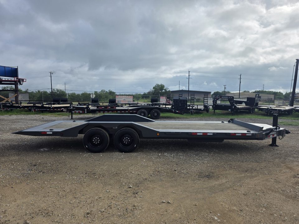 New 2026-Norstar-102-x-24-Iron-Bull-TWB-–-HD-8″-I-Beam-Bumper-Pull-Tilt-Trailer,-Hdy.-Jack,-Full-Deck-Power-Tilt-Up/Down,-Drive-Over-Fenders,-17.5,-16ply,-16k-base-105279