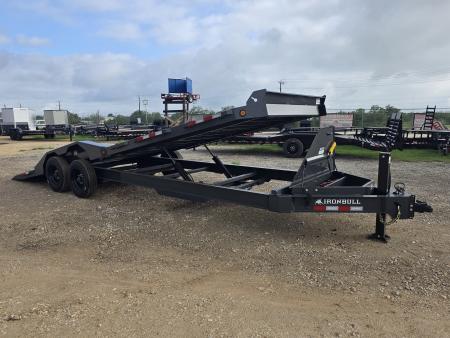 New 2026-Norstar-102-x-24-Iron-Bull-TWB-–-HD-8″-I-Beam-Bumper-Pull-Tilt-Trailer,-Hdy.-Jack,-Full-Deck-Power-Tilt-Up/Down,-Drive-Over-Fenders,-17.5,-16ply,-16k-base-105279
